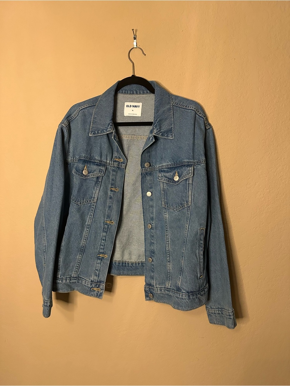 Old Navy Blue Denim Trucker Jacket XL